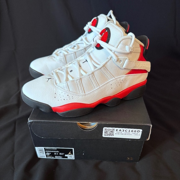 Air Jordan 6 Rings “Cherry” Retro Basketball Shoes – Men’s 8.5 - New in Box - Picture 1 of 9